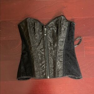Black Lace Corset Top